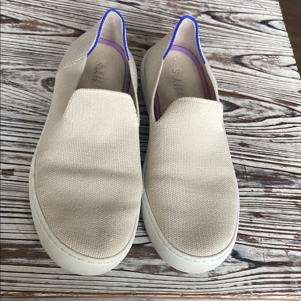 Rothy's Blue Slip-On Sneakers sz 8 ladies